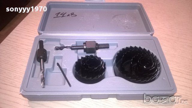 Комплект за отвори-бургии/фрези-нов от 11 части