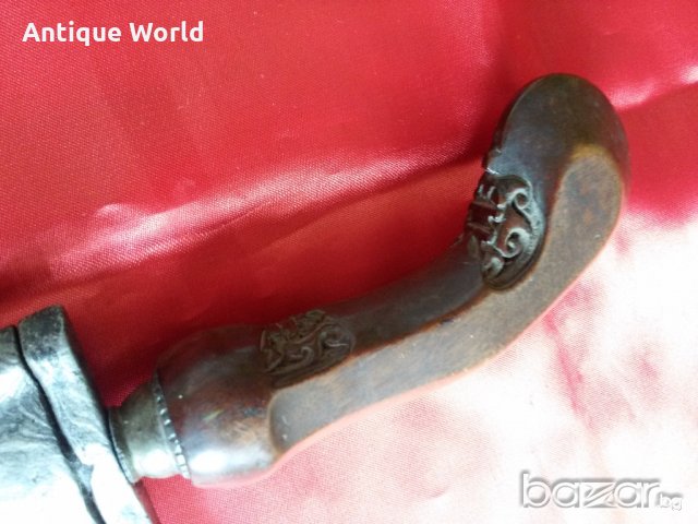 Старинна Кама КРИС , Керис 19 Век Дамаска Стомана, снимка 4 - Антикварни и старинни предмети - 19733515