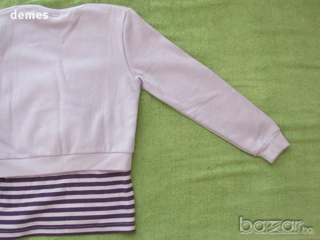 Лилава блуза и жилетка за момиче размер 128, нова, снимка 10 - Детски Блузи и туники - 16498202