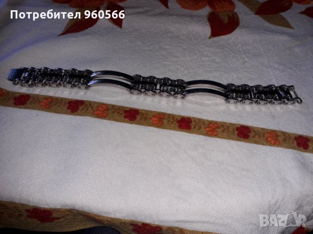 Масивна мъжка гривна , снимка 4 - Гривни - 25113892