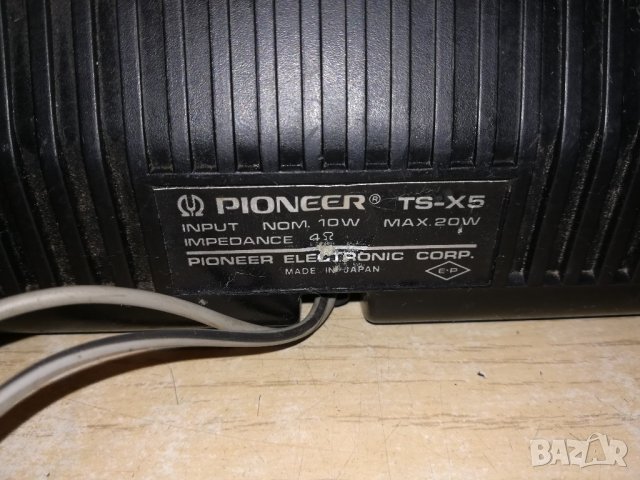 pioneer ts-x5 made in japan-1бр-внос швеция-25х13х14см, снимка 13 - Тонколони - 21697909