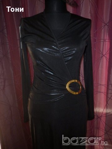 Черна туника рокля Gia Netta, снимка 3 - Туники - 19137209