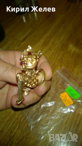 Медальон фигурка позлата -314, снимка 2 - Колиета, медальони, синджири - 23984618