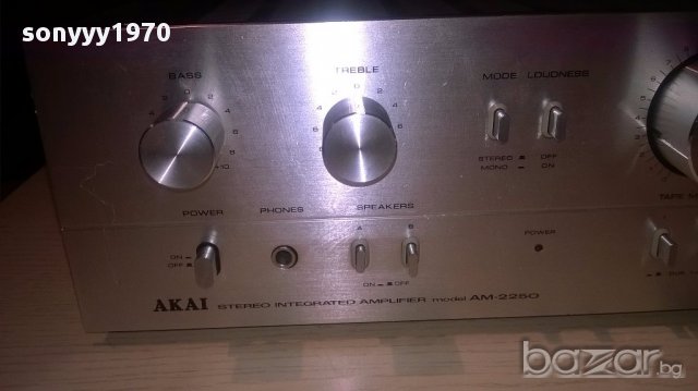 Akai-stereo amplifier-made in japan-внос швеицария, снимка 11 - Ресийвъри, усилватели, смесителни пултове - 12629685