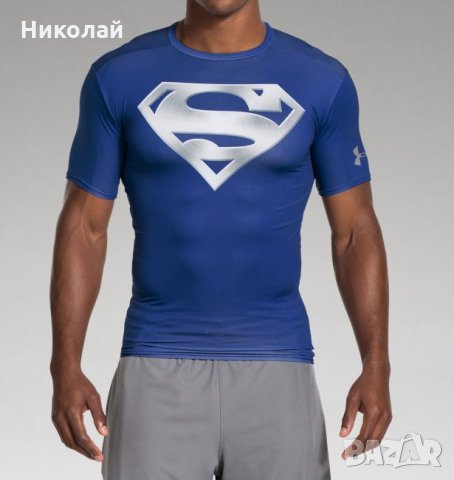 Under Armour Chrome Compression Short Sleeve Shirt UPF30+, снимка 12 - Тениски - 25733662