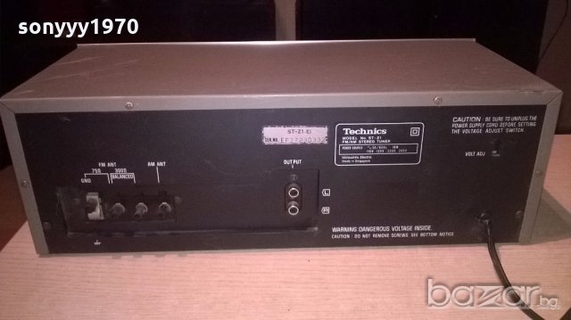 ПОРЪЧАН-technics st-z1 stereo tuner-внос швеицария, снимка 12 - Ресийвъри, усилватели, смесителни пултове - 19185117