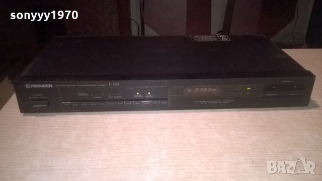 pioneer f-223 stereo tuner-made in japan-внос англия, снимка 10 - Ресийвъри, усилватели, смесителни пултове - 23864930