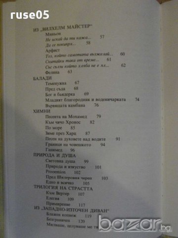 Книга "Радост и мъка - Йохан Волфганг Гьоте" - 128 стр., снимка 5 - Художествена литература - 8660924