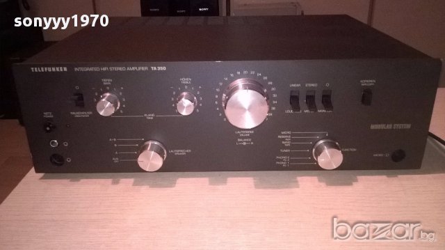 Колекционерска ретро машина telefunken ta350-внос швеицария, снимка 9 - Ресийвъри, усилватели, смесителни пултове - 17970540