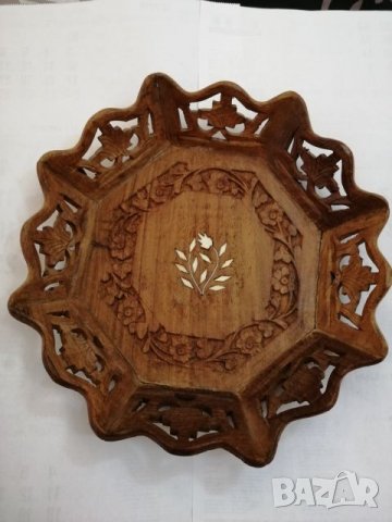 Стара фруктиера, дърворезба. , снимка 2 - Колекции - 24616417