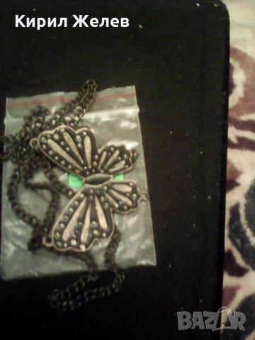 Синджирче с пеперуда 3933 , снимка 2 - Антикварни и старинни предмети - 23826888