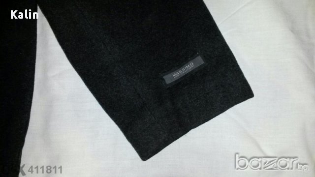 Елегантен Кашмирен Кабан в комплект с Кашмирен панталон и кожен колан Giorgio Armani, снимка 3 - Якета - 11916970