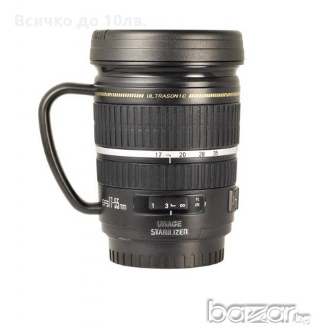  Нова Дизайнерска Термо Чаша във формата на фотообектив-Canon/Caniam, снимка 3 - Подаръци и сувенири - 9054470