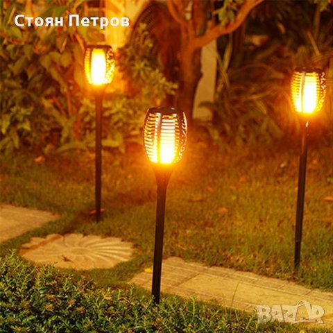 Градинска лампа със соларен панел. Внос от Германия., снимка 6 - Градински мебели, декорация  - 25680993
