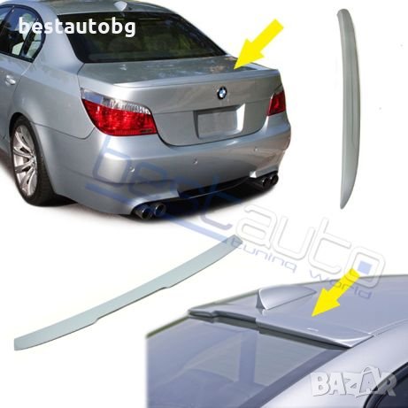 Комплект спойлер M Technik за багажник+сенник AC Schnitzer за BMW E60/Бмв Е60 - Безплатна Доставка, снимка 2 - Аксесоари и консумативи - 22498764