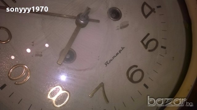 АНТИК-Руски ретро часовник-за ремонт за колекция-47х30х15см, снимка 16 - Антикварни и старинни предмети - 17791595