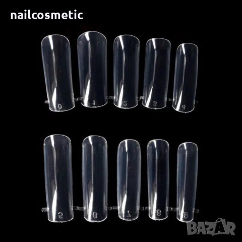 100 форми безцветни за изграждане и ноктопластика, снимка 3 - Продукти за маникюр - 21173310