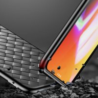 BASEUS силиконов кейс калъф с кожен принт iPhone XR, снимка 2 - Калъфи, кейсове - 23256575