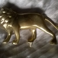 бронзова статуетка-лъв, снимка 3 - Антикварни и старинни предмети - 23848422