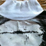 Блуза черно и бяло, снимка 2 - Блузи с дълъг ръкав и пуловери - 14320877
