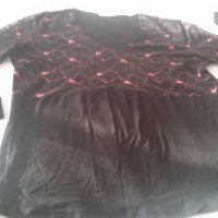 Продавам дамска блуза с дантела, снимка 1 - Блузи с дълъг ръкав и пуловери - 20283685
