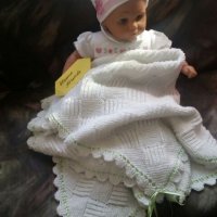 Бебешка пелена "Утринна роса" - за новородени бебета, снимка 3 - Други - 23176781