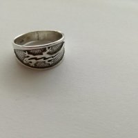Сребърен пръстен с гущер  - сребро проба 925, снимка 3 - Пръстени - 19383283
