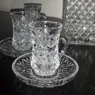 Кристален сервиз за арабски, турски чай, снимка 1 - Други стоки за дома - 13657999