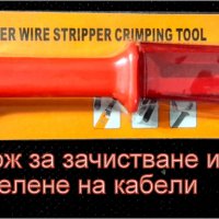 нож за зачистване и белене на кабели, снимка 1 - Други инструменти - 23672275