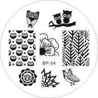 кръгъл Шаблон  за щампа печати за нокти плочка оригинал BORN PRETTY BP-54, снимка 2 - Продукти за маникюр - 19292612