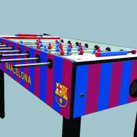 Джага Футбол на маса Барселона, снимка 3 - Джаги - 14838251