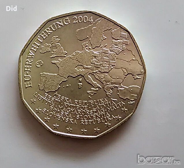 Сребърни австрйски 5 евро 2004 г., снимка 1