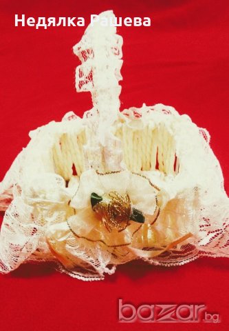 Сватбени кошнички 7 лв за брой, снимка 3 - Сватбени аксесоари - 11297385