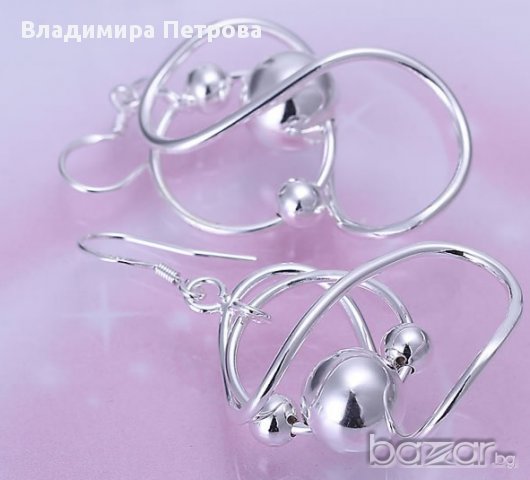 Грандиозни висящи обеци, снимка 2 - Обеци - 7553761