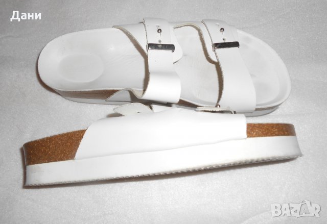 Дамски чехли  бели  с катарами Oysho, снимка 9 - Сандали - 22988401