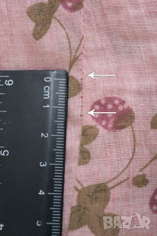 Памучна рокля в сиво с флорален принт марка Ian Mosh - XS, снимка 8 - Рокли - 22758888