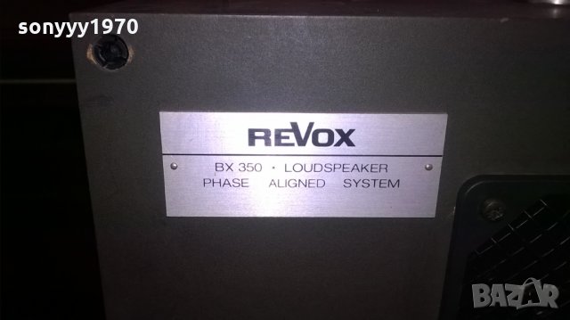 revox bx 350 phase aligned system made in germany, снимка 14 - Тонколони - 22782970