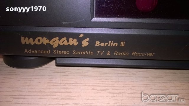 Morgans berlin III sat/tv/radio receiver-внос швеицария, снимка 3 - Ресийвъри, усилватели, смесителни пултове - 14776311