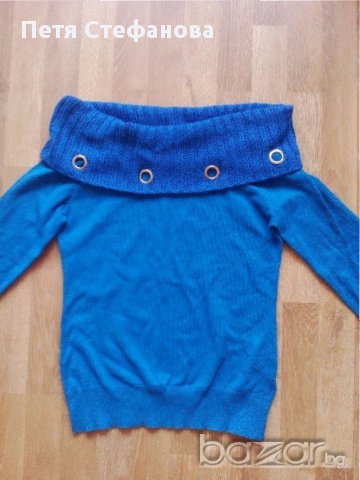 Пуловер с голи рамене, снимка 2 - Блузи с дълъг ръкав и пуловери - 16065991