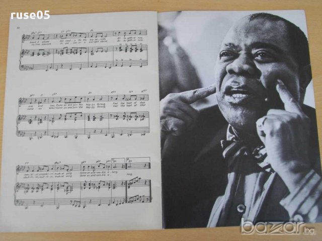 Книга "King of Jazz-LOUIS ARMSTRONG-Klavir Gesang" - 32 стр., снимка 6 - Специализирана литература - 15167821