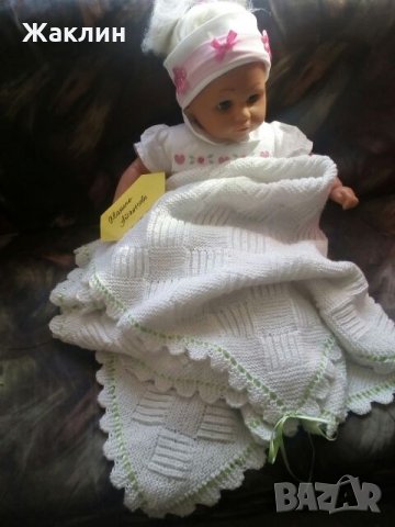 Бебешка пелена "Утринна роса" - за новородени бебета, снимка 3 - Други - 23176781