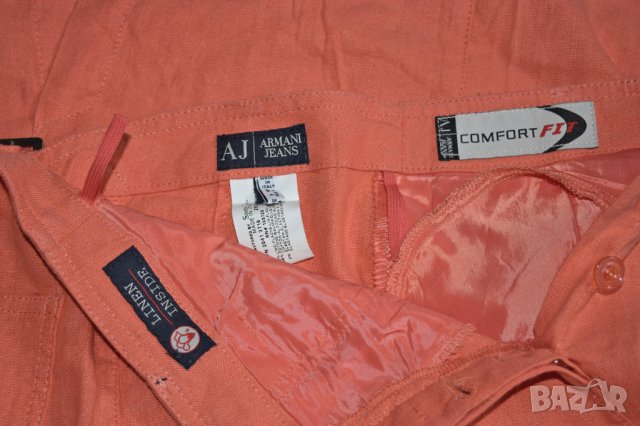 Armani Jeans ленена розова пола Made in Italy, снимка 6 - Поли - 23667907