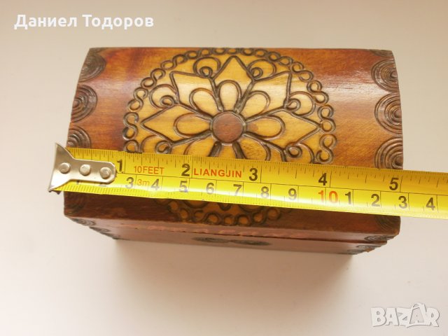 Стара Дървена Кутия с Пирограф - № 2, снимка 7 - Декорация за дома - 24444705