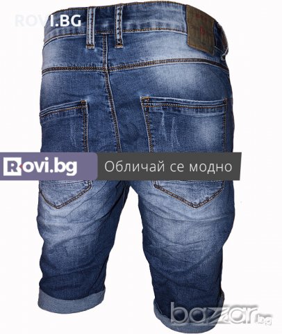 Къси мъжки дънки X05, снимка 2 - Къси панталони - 21458229
