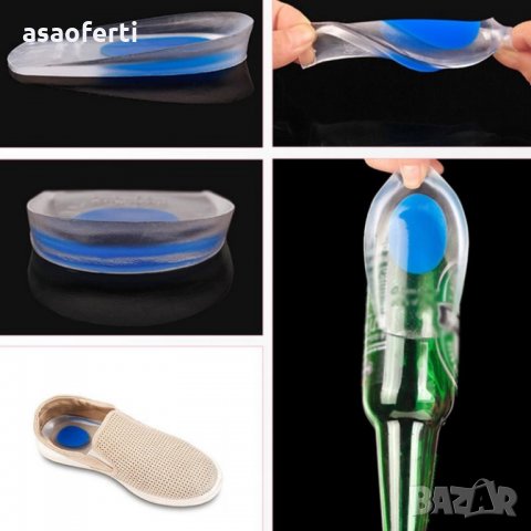 Силиконови Ортопедични стелки пети, снимка 2 - Други - 22952562