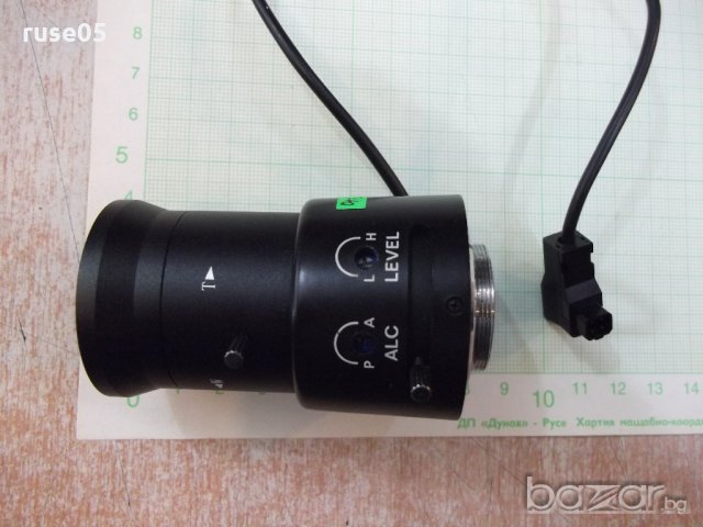 Вариообектив "EVETAR-CCTV LEN" от камера за наблюд. работещ, снимка 7 - Камери - 18454867