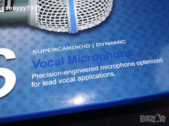shure beta 58s mic-пълен комплект-внос швеицария, снимка 3 - Микрофони - 23803591