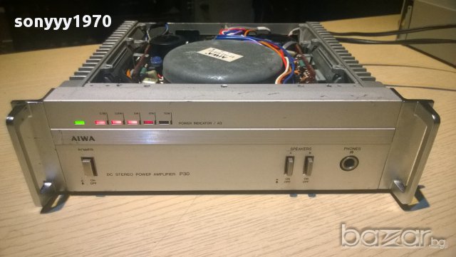 SOLD/ПОРЪЧАН-aiwa sa-p30e-dc stereo power amplifier-240watts-made in japan-внос швеицария, снимка 3 - Ресийвъри, усилватели, смесителни пултове - 10155931