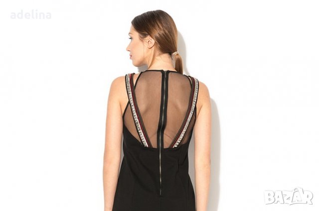 French Connection черна рокля с гол гръб, снимка 1 - Рокли - 23153885