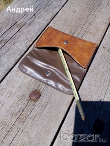 Старинно кожено портмоне, снимка 4 - Антикварни и старинни предмети - 18935916
